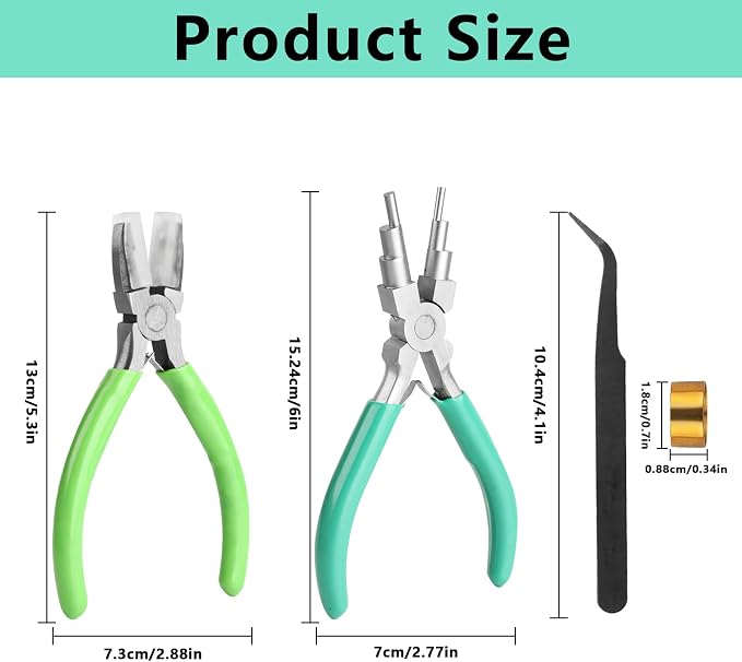 2 Pcs Jewelry Pliers Set, Jewelry Making Tools - Image 2