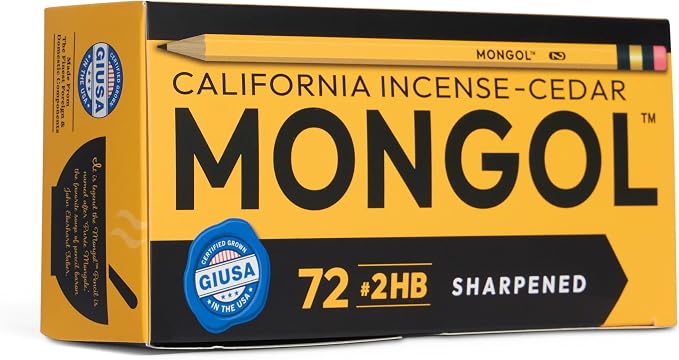 Mongol Classic Incense Cedar #2 Pencil by MongolClassicPencil