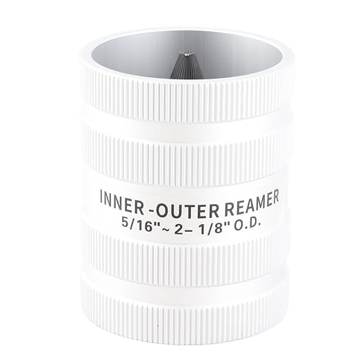 Pipe Reamer 5/16inch - 2-1/8inch O.D Tube Deburring Chamfer Tool for PVC PPR Copper Brass Aluminum Steel Pipes