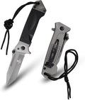 Snake Eye Tactical Heavy Duty Every Day Carry Folding Pocket Knife (Black)