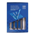 PFERD 10" Machinist File Set, 5-Piece WRU – Second Cut, Cross Cut – For Universal Roughing & Finishing – With Ergonomic Handles & Plastic Pouch – Part 16081