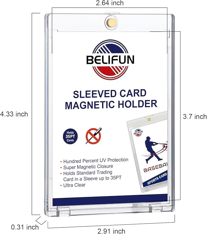 20-Pack One Touch Sleeved-Card Magnetic-Holders - Image 2