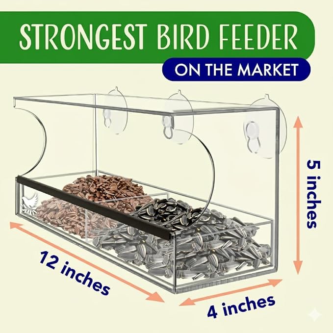 Window Bird Feeder by Nature’s Hangout - Image 2
