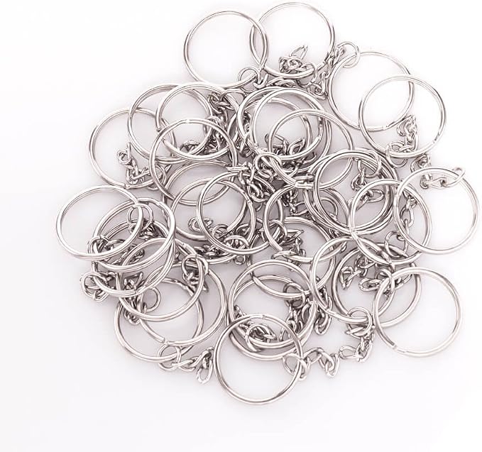 Paxcoo 100Pcs Keychain Rings - Image 4
