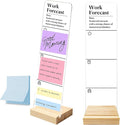 Monitor Memo Board with Removable Wooden Base Acrylic Portable Sticky Note by HTBIG