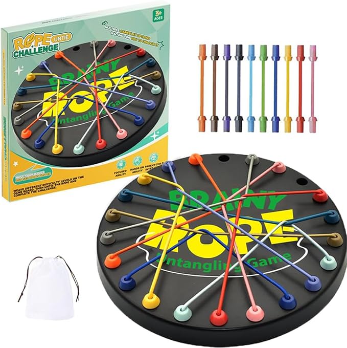 Rope Untangling Game, Brain Knots Game Strategy Thinking by Winbar