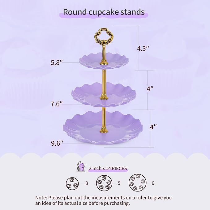 Pack of 11 NWK Cake Stand Set, - Image 2