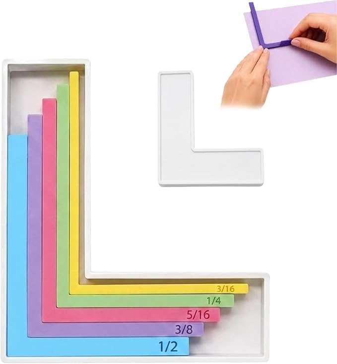 7pcs Paper Crafting Alignment Guides by Unknown