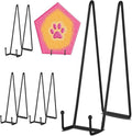 Decolore 5 Pack 16 Inch Black Plate Stand by Decolore