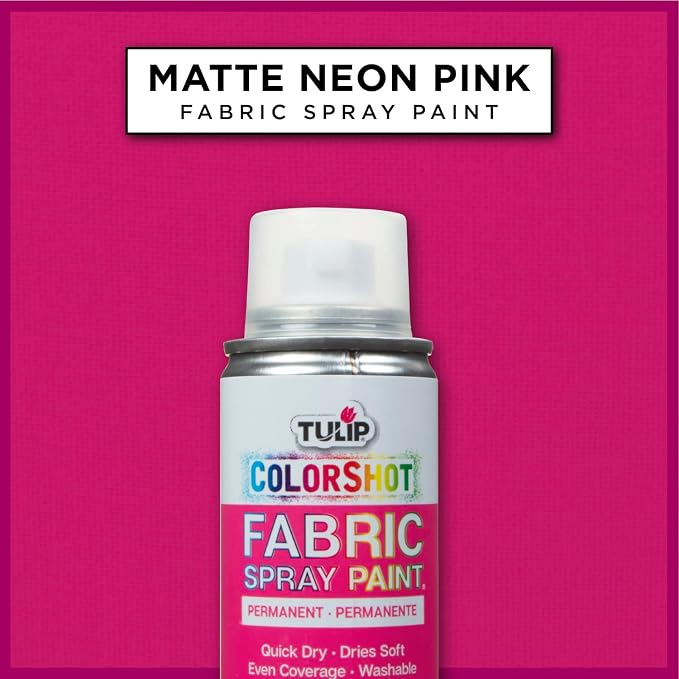Tulip ColorShot Instant Fabric Spray Paint, Permanent Color Spray-On Fabric - Image 2
