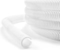 Cable Management, 33ft 1/4” Wire Loom Tubing Cord Protector, White Cable Sleeve Wire Wrap, Cord Wrap for Computer Cord Organizer, Office, Home, ect