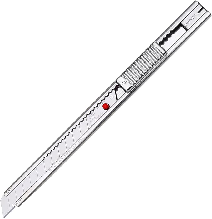 NT Cutter PRO Auto-Lock Stainless Steel Utility Knife 9mm by NT+Cutter