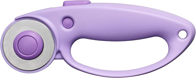 Fiskars Loop Rotary Cutter, Explore Collection Ultra Lilac, Precision-Ground - Image 2