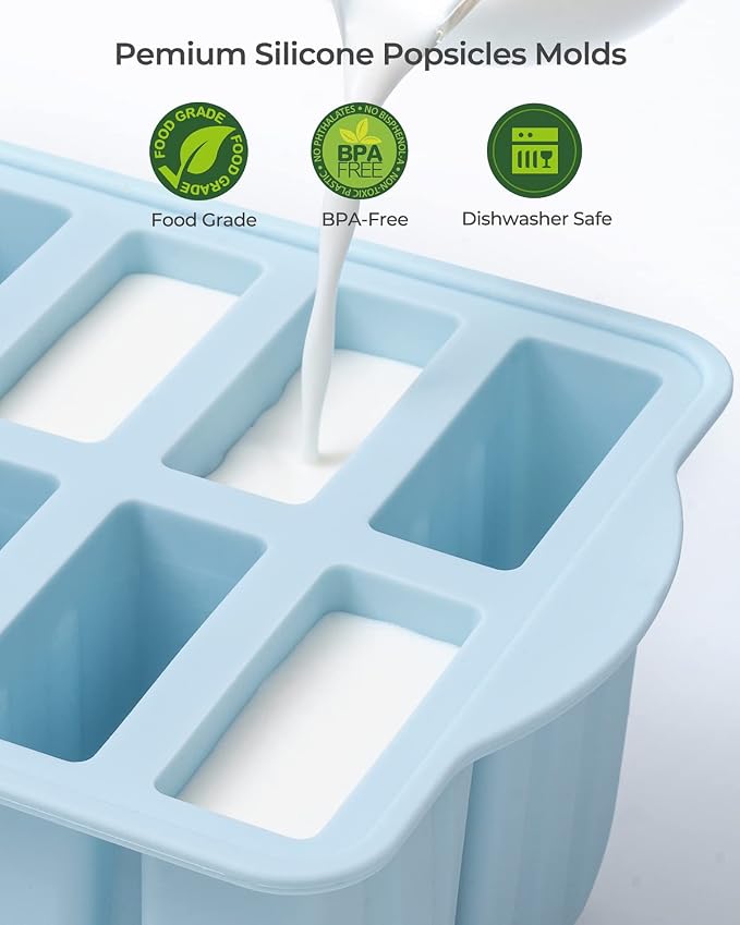 10 Cavity Large Silicone Popsicle Molds - Image 3