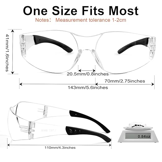 ANSI Z87.1 Safety Glasses Men Women 80 pack: 40pack clear safety glasses+40pack safety sunglasses Scratch & Impact Resistant eye protection glasses for Construction, Outdoor Sports & Work