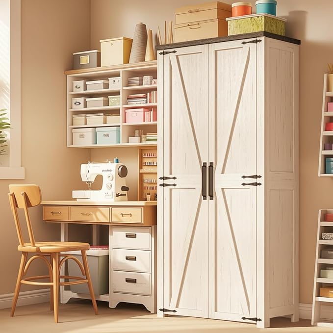 NEWOWNDS Craft Storage Cabinet - Image 3