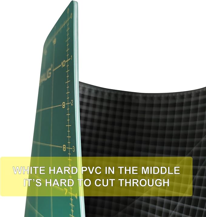 NEWBRAUG 9'' × 12'' Professional Self Healing Cutting Double Sided 5-Ply Mat - Image 4