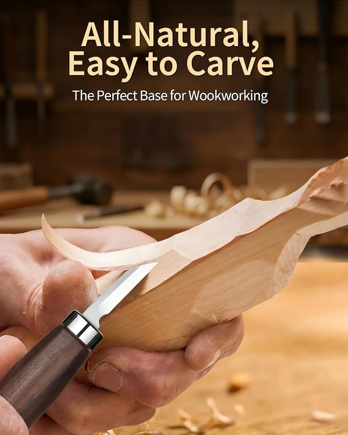 Basswood Carving Blocks for Beginners - Image 3