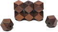 20mm Geometric Wooden Beads by woodeni