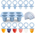 Silicone Baby Popsicle Molds for Teething Relief by YukiniYa