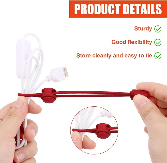 6pcs Clay Bag Ties, Adjustable Elastic Pottery Clay Bag Ties Ceramic Tool Strap - Image 4