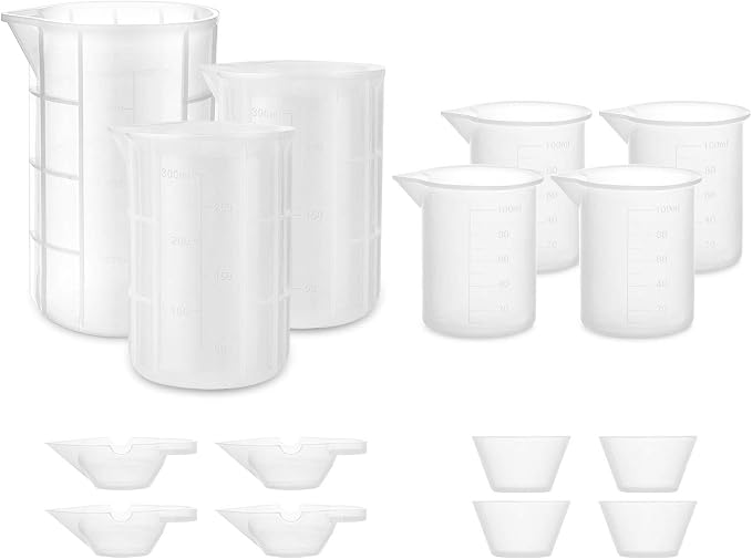 Gartful 15PCS Silicone Measuring Cups Set, Mixing Cups by Gartful