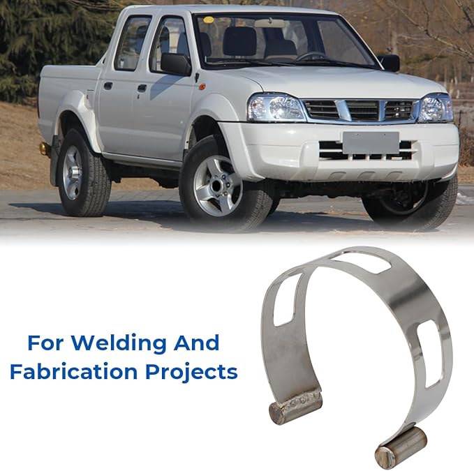 3.5" (88.9MM) Stainless Exhaust Tacking Band Clamp-On For Welding Fabrication