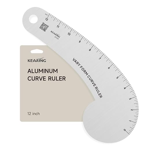 Kearing Vary Form Curve Ruler 12“ French Curve Ruler by KEARING