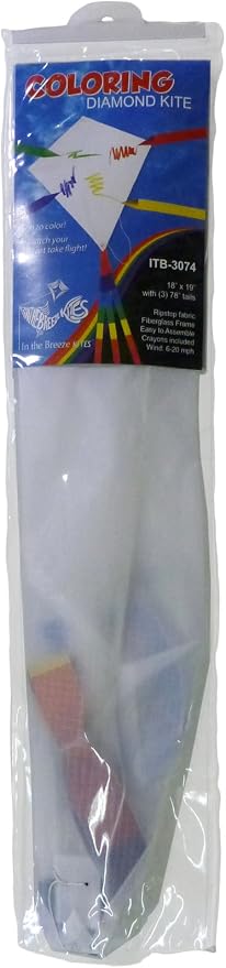 In the Breeze Coloring Diamond 20-inch Kite - Image 4