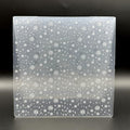 3D Plastic Embossing Folder Template Christmas Snowflakes Falling Texture by Unknown