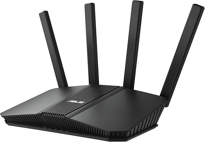 ASUS RT-BE82U Dual-Band WiFi 7 (802.11be) Smart AiMesh Extendable Router, 6500 Mbps, Five 2.5GbE Ports, 4096-QAM, Up to 3 SSIDs for IoT Devices, Parental Controls & VPNs, Advanced Network Security