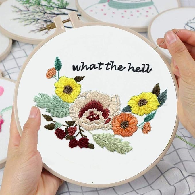 Louise Maelys Flower Embroidery Kits - Image 8