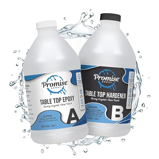 Promise Epoxy Table Top Epoxy Resin Kit 1 Gallon by PromiseEpoxy