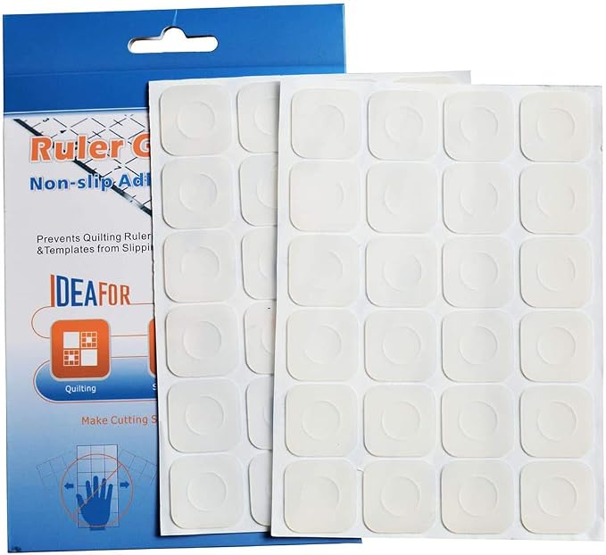 Wingkind Non-Slip Grips for Quilting Rulers, Quilting Templates-96 Pieces/Pkg - Image 2
