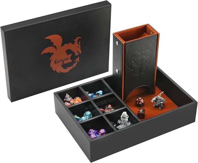 Grajar DND Dice Tray and Dice Tower by Grajar