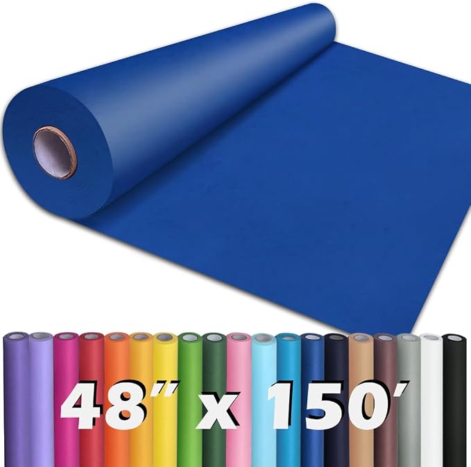 PerkHomy Blue Kraft Paper Roll 48" x 1 by PerkHomy