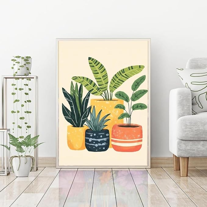 niurenmaoyi Green Plants Stamped Cross Stitch Kits - Image 3