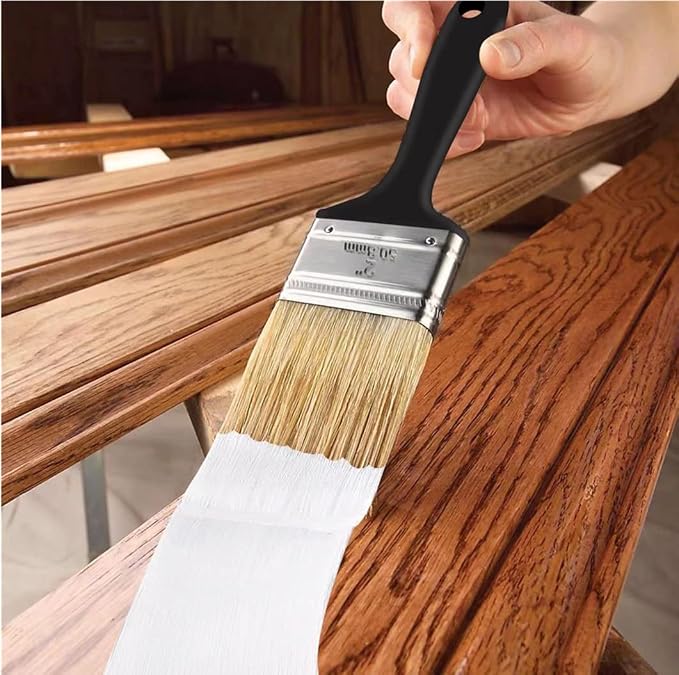 10 Pieces 2 Inch Paint Brush, Flat Paint Brushes Professional Paint Tools - Image 3