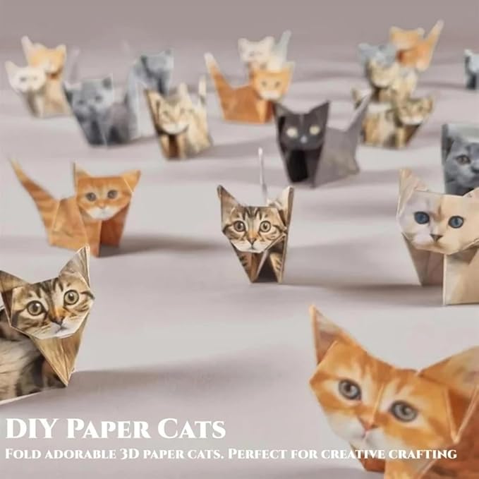 DIY Paper Cat Origami Kit - Image 3