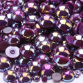 1000PCS Mixed Sizes 3/4/5/6/8/10mm Flatback Half Round Pearls Gems by Unknown