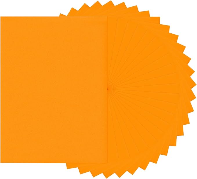 biguphate 30 Pack Orange EVA Foam Sheets, 11.8 x 7.87 Inch, 2mm Thick Foam Paper by Biguphate