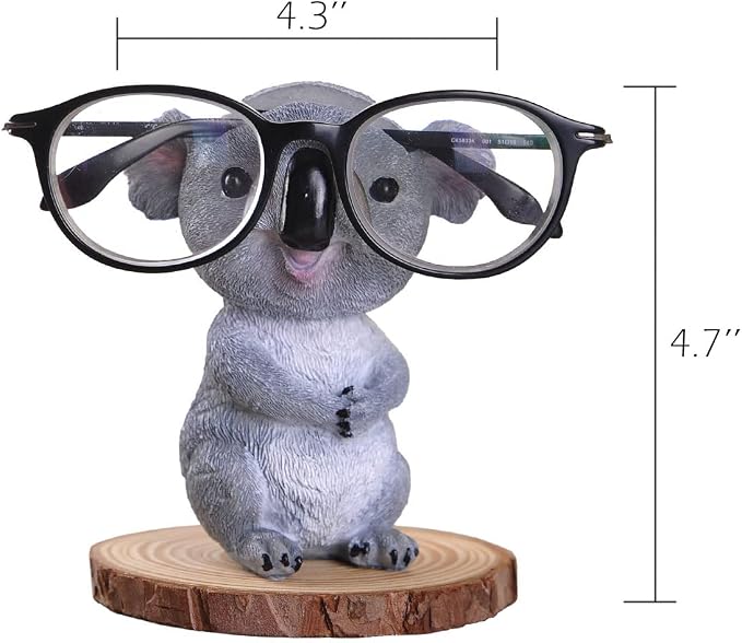 IBWell Funny Decorative Eyeglass Holder Display Stands, Koala design Cute Home - Image 2