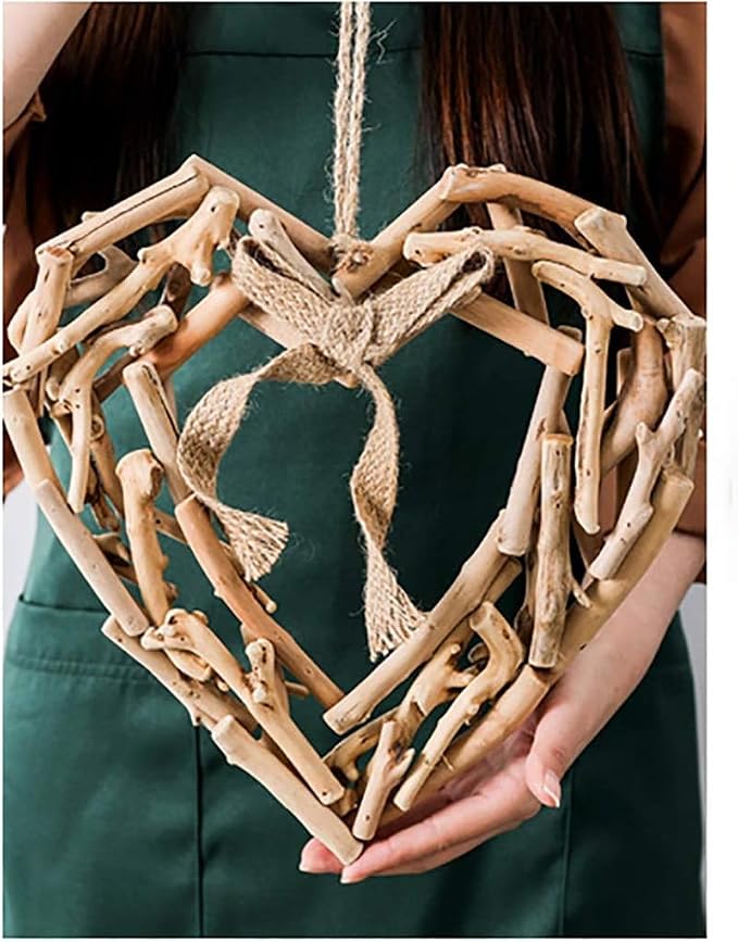 20 Pcs Natural Driftwood Pieces Branch Slices Craft Sticks Beach Decor - Image 5