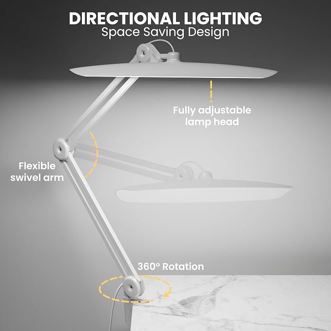 3000 Lumens Adjustable LED Desk Lamp & Task Lamp - Image 3