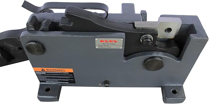 KAKA INDUSTRIAL MS-28 Manual Sheet Metal Shears - Cuts Square Steel, Rebar, Rod, Flat Bar, Round Steel up to 1.1 in / 28mm