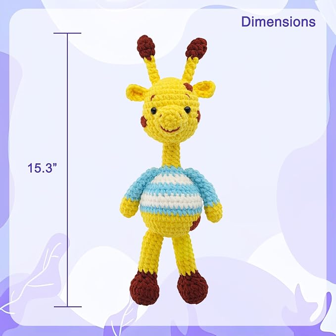 Noocro Amigurumi Crochet Kit for Beginners, Intermediate and Advanced Crocheters - Image 2