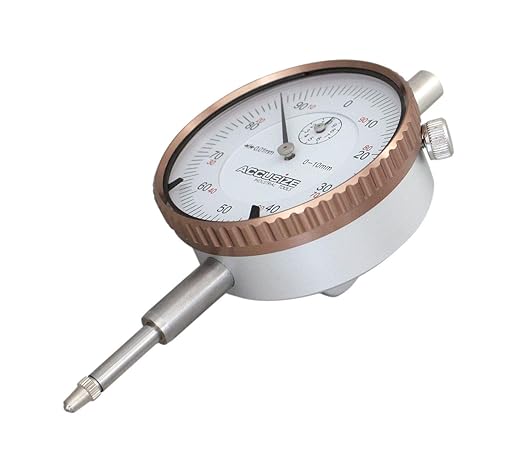 Accusize Industrial Tools 0-10 mm by 0.01 mm Metric Dial Indicators, P900-S001