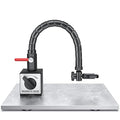 HDLNKAK Indicator Magnetic Base and Flex Arm Combo, 360 Deg Flexible Stem Holder for Digital Dial Indicator Gauge, Premium Disc and Rotor/Ball Joint Gage for Precision Measurements