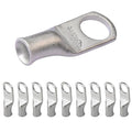 SELTERM 10pcs 8 AWG-5/16 Stud Tinned Copper Wire Lugs, Heavy Duty Battery Cable Ends,8 Gauge Ring Terminals, UL Battery Lugs Marine Grade Copper Eyelets Electrical Battery Terminal Connectors