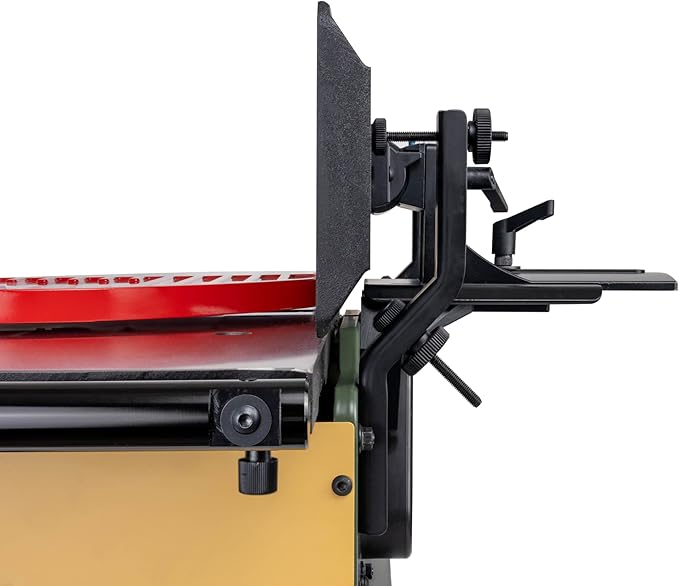 401120HI-IF 12-Inch Spiral Cutterhead Benchtop Jointer with Cast Iron Tables, 24 TC Inserts, Extra Large 24" x 6" Cast Iron Fence, Additional 8½" Fence Enhancement Brackets, and a 12-amp Motor